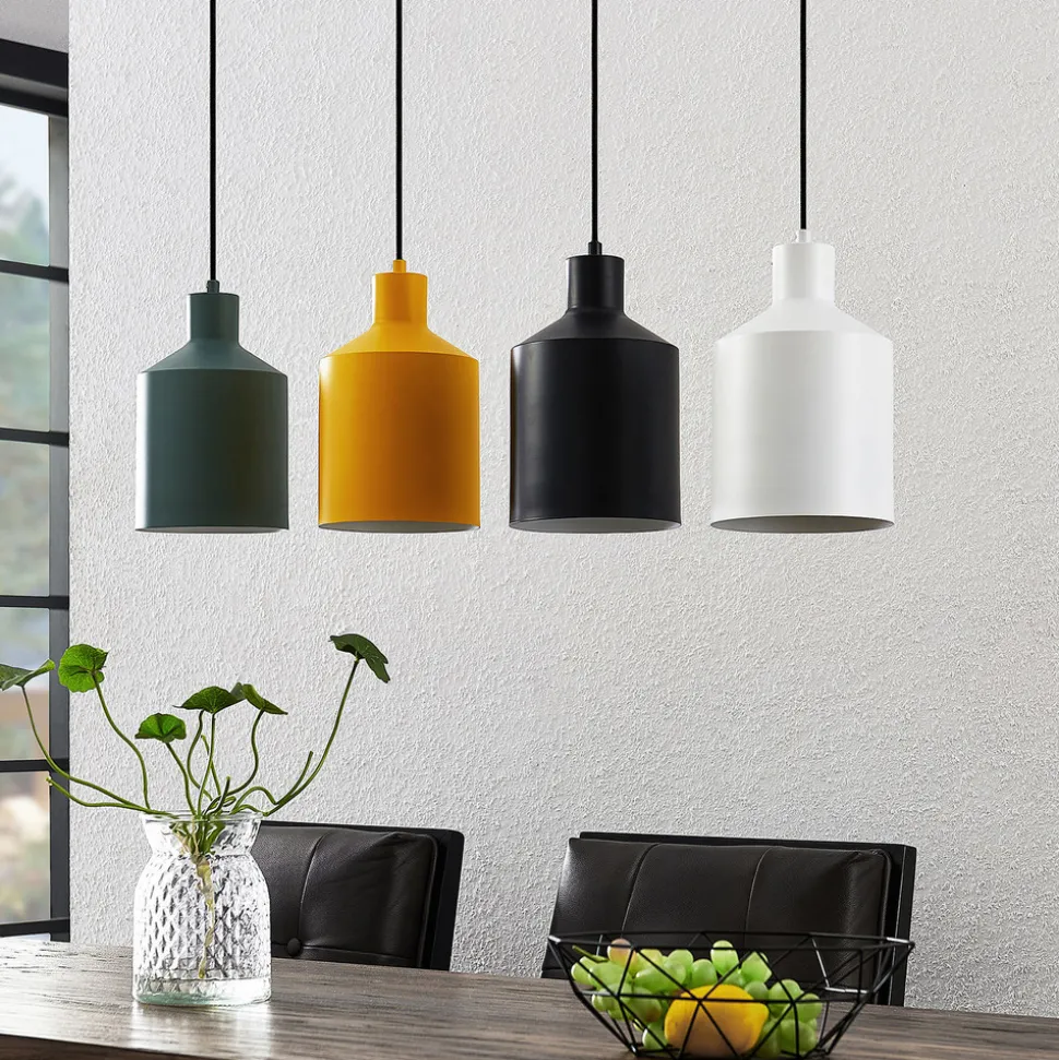 Lindby hengelampe Tirane, fargerik, metall, lengde 94 cm, E27