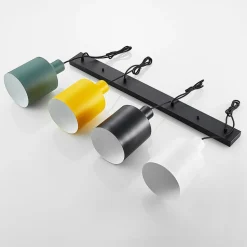 Lindby hengelampe Tirane, fargerik, metall, lengde 94 cm, E27