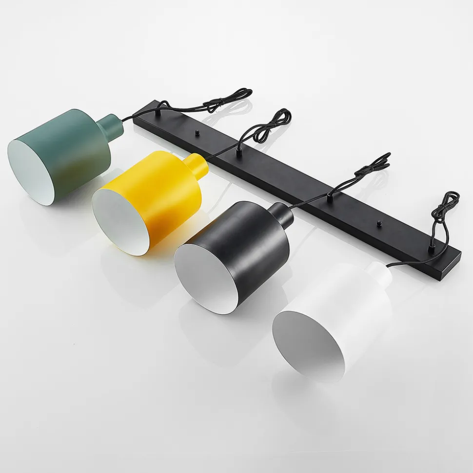 Lindby hengelampe Tirane, fargerik, metall, lengde 94 cm, E27