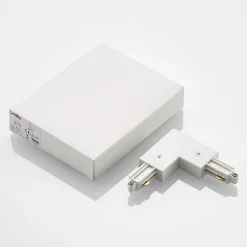 Lindby hjørnekontakt Linaro, hvit, 1-fase system