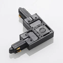 Lindby hjørnekontakt Linaro, svart, 1-fase system