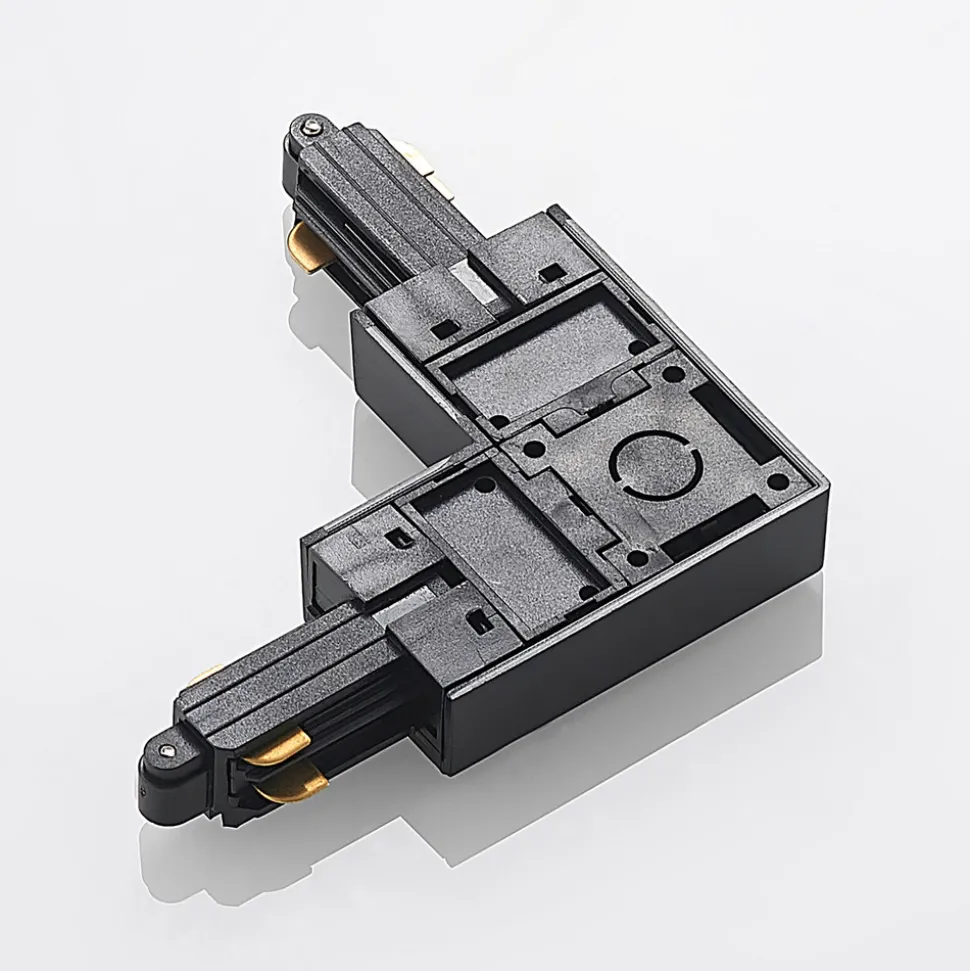 Lindby hjørnekontakt Linaro, svart, 1-fase system