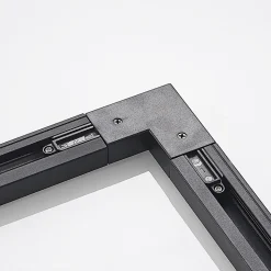 Lindby hjørnekontakt Linaro, svart, 1-fase system