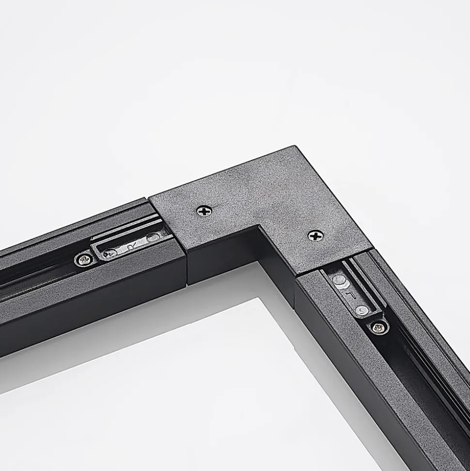 Lindby hjørnekontakt Linaro, svart, 1-fase system