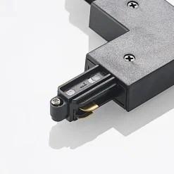 Lindby hjørnekontakt Linaro, svart, 1-fase system