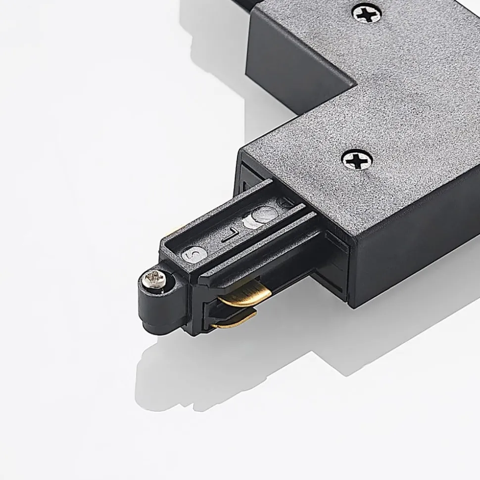 Lindby hjørnekontakt Linaro, svart, 1-fase system