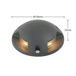 Lindby Huban LED-bakkespot, 3 lyskilder