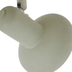 Lindby Huby downlight, 3 lyskilder, kremfarget/lysegrønn, jern