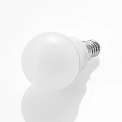 Lindby LED-pære E14 G45 4,5W 3000K opal sett med 3 stk