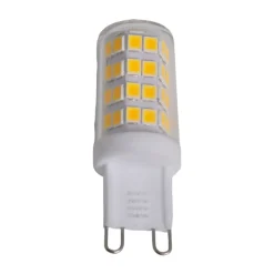 Lindby LED-stiftpære, G9, 3 W, klar, 3000 K, 330 lm