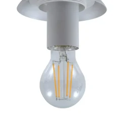 Lindby Meriala taklampe, hvit, glass Ø 25 cm
