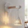 Lindby Pimana vegglampe med keramikkskjerm