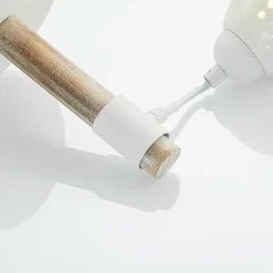 Lindby Pimana vegglampe med keramikkskjerm