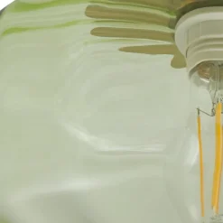 Lindby taklampe Hildur, grønn, glass, Ø 22 cm