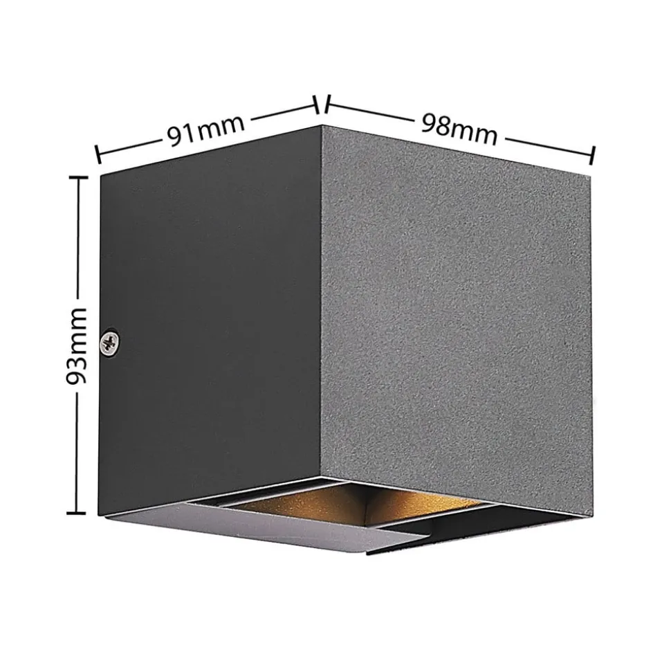 Lindby Zavier LED utendørs vegglampe