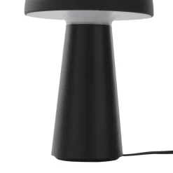 Lindby Zyre LED oppladbar bordlampe, svart, IP44, berøringsdimmer