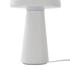Lindby Zyre LED oppladbar bordlampe, hvit, IP44, berøringsdimmer