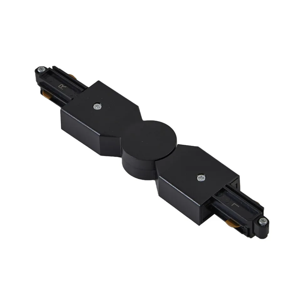 Lindby-kontakt Linaro, svart, justerbar, 1-fase