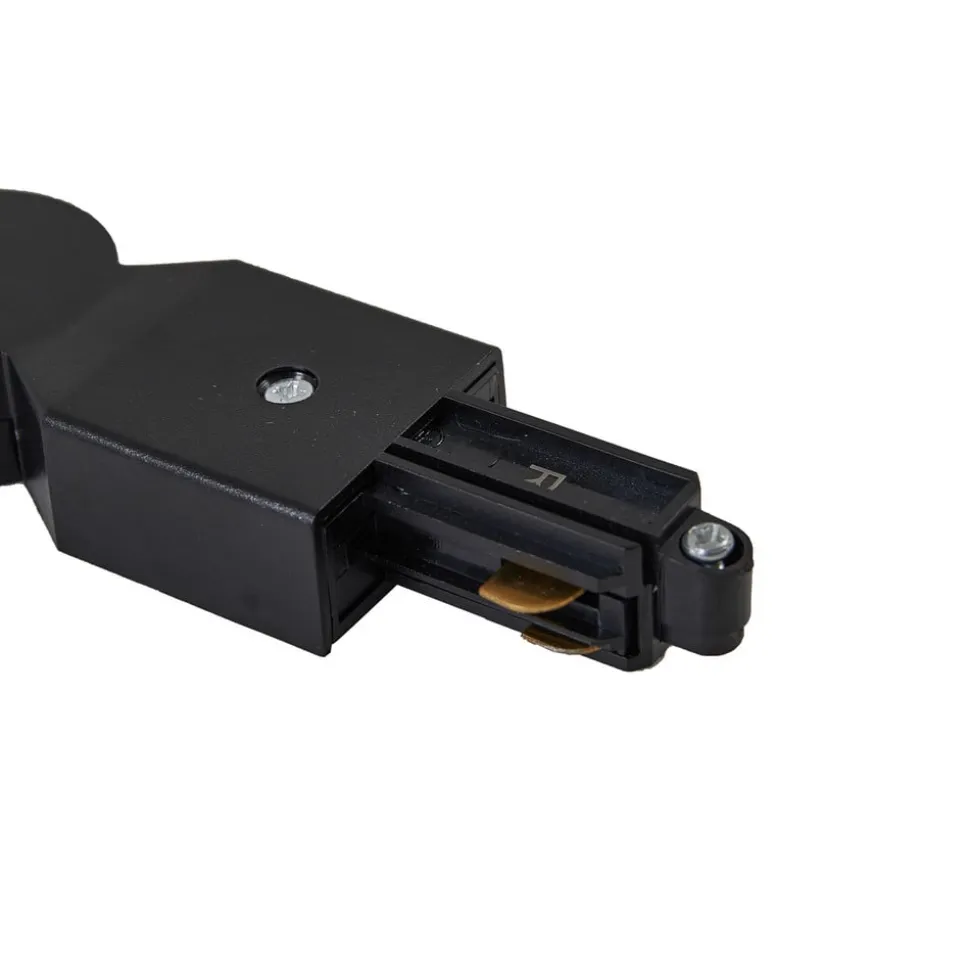 Lindby-kontakt Linaro, svart, justerbar, 1-fase