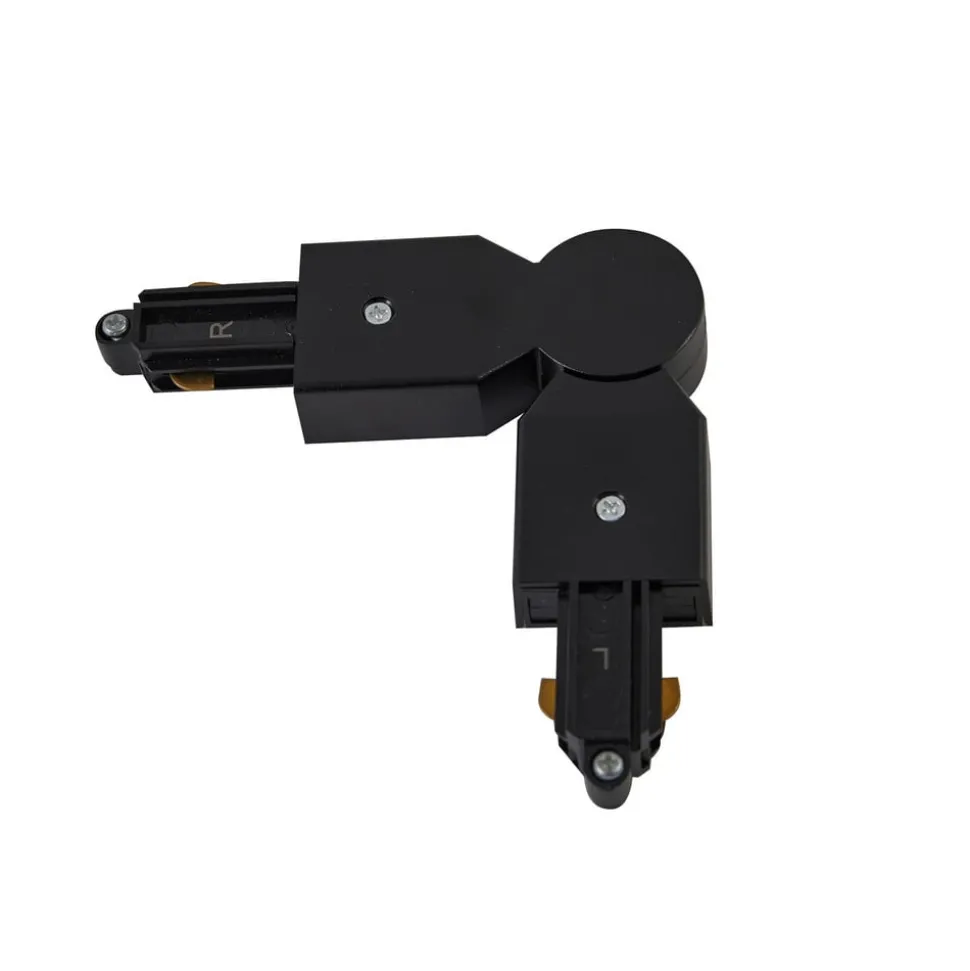 Lindby-kontakt Linaro, svart, justerbar, 1-fase