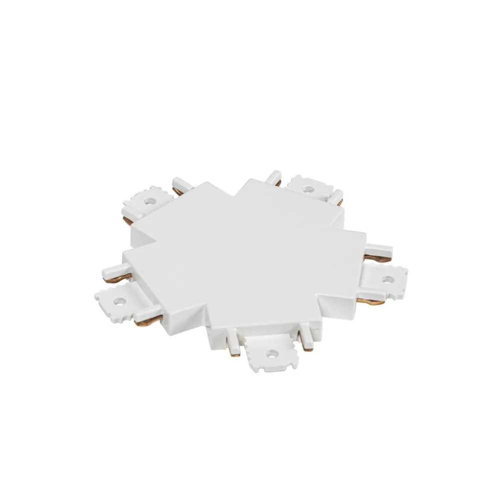Lindby-kontakt Lumaro, 5-veis, hvit, plast
