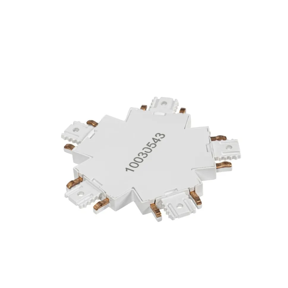 Lindby-kontakt Lumaro, 5-veis, hvit, plast