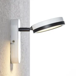 Lindby-spot Vesim, hvit, 1-lys, 15 cm høy, jern