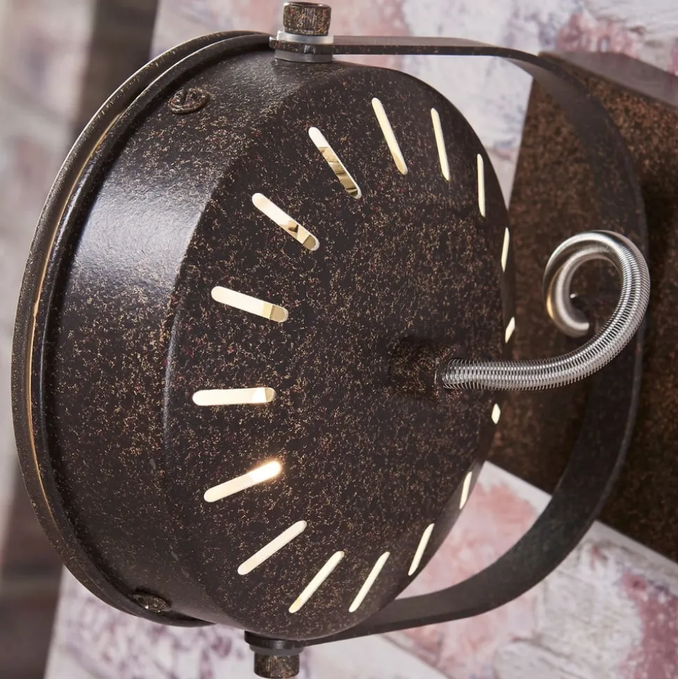 Lindby-spotlight Tamin, rustfarget, 1-lampe, glass, G9