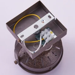 Lindby-spotlight Tamin, rustfarget, 1-lampe, glass, G9