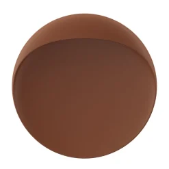 Louis Poulsen LED-vegglampe Flindt, corten, 2700 K, Ø 20 cm