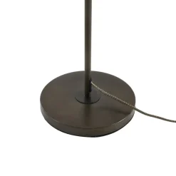 Lucande Arinthea gulvlampe, 2-lys, svart, stål, E14