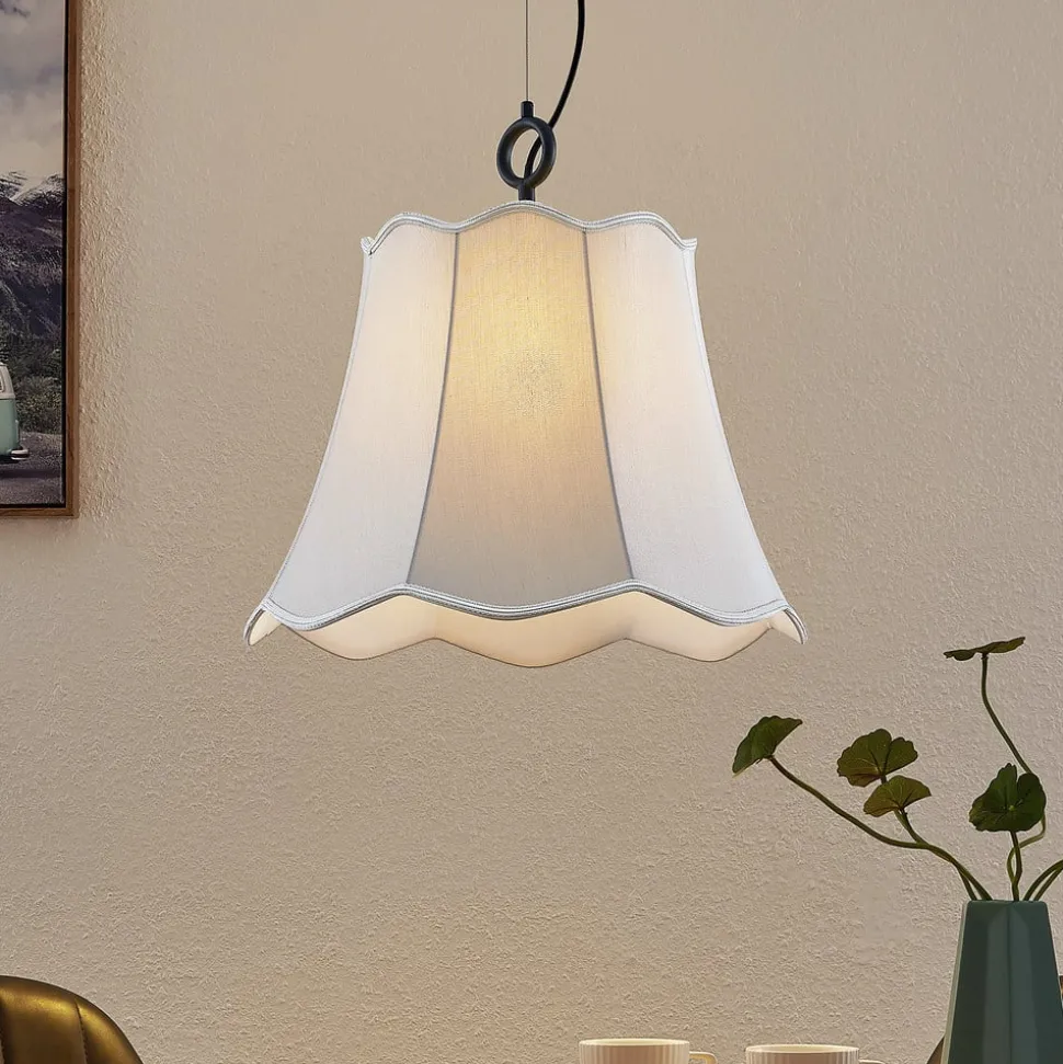 Lucande Binta hengelampe, 1 lyskilde, sølvgrå