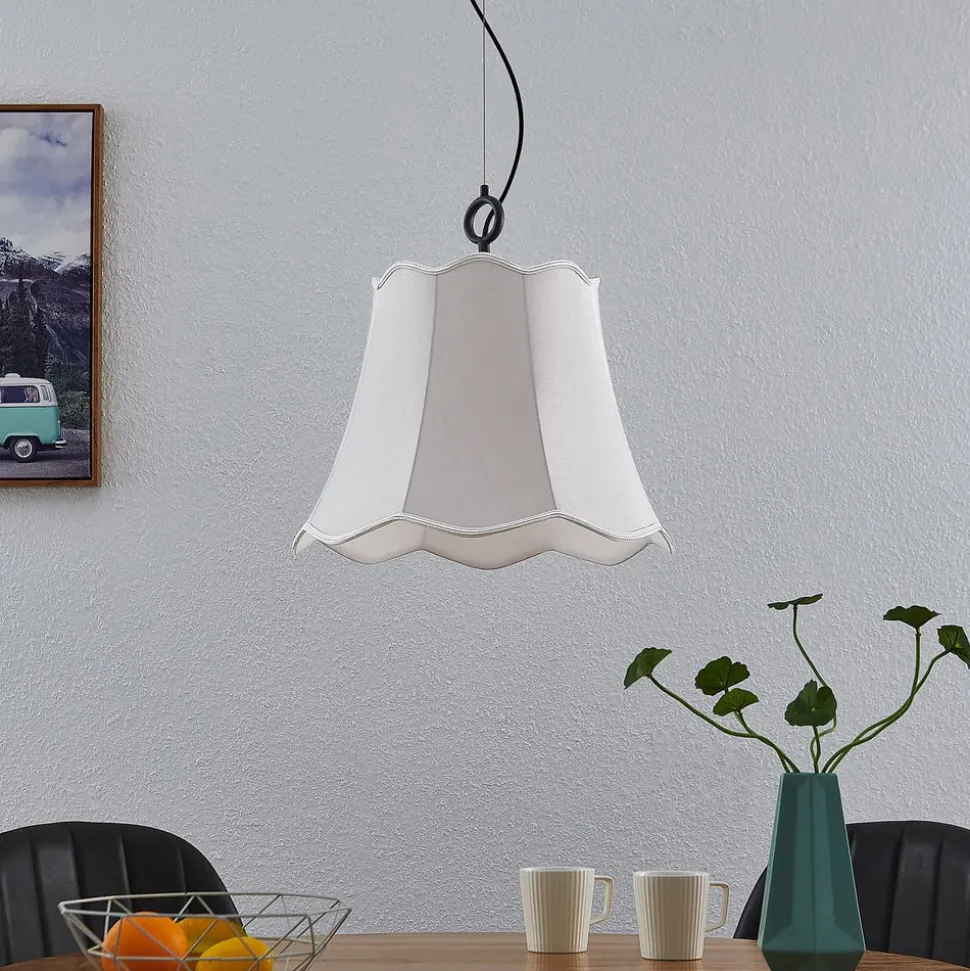 Lucande Binta hengelampe, 1 lyskilde, sølvgrå