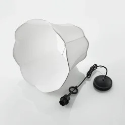 Lucande Binta hengelampe, 1 lyskilde, sølvgrå