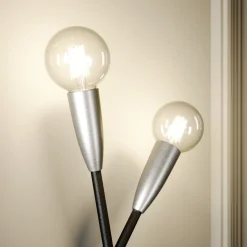 Lucande Carlea vegglampe, 2 lysk. svart nikkel