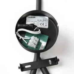 Lucande Carlea vegglampe, 2 lysk. svart nikkel