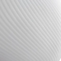 Lucande hengelampe Lunelle, hvit/svart, glass, 4 lyskilder, Ø 40cm