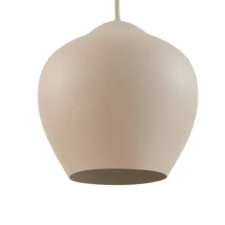 Lucande hengelampe Malisa, beige, 3 lyskilder, metall, 90 cm