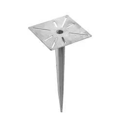 Lucande jordspyd Cadis, sølvfarget, metall, 38 cm høy