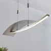 Lucande LED-hengelampe Marija, 91 cm, sølv, dimbar