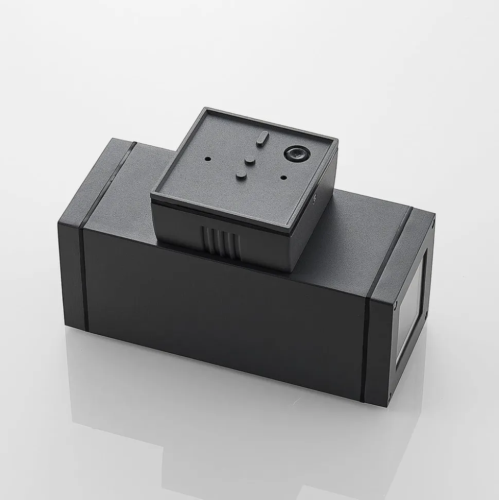 Lucande Stani utendørs vegglampe, E27, 2 lyskilder