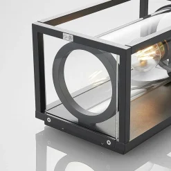 Lucande utendørs vegglampe Brienne, 30 cm, antrasitt, metall