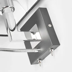 Lucande vegglampe Rebekka, 31 cm, svart, LED lesearm