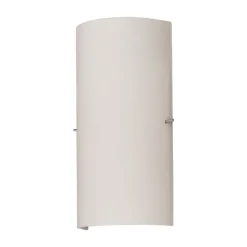 Lucande vegglampe Sidra, høyde 28 cm, glass, halvsirkelformet