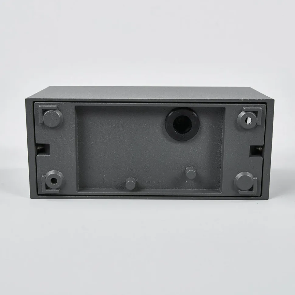 Lucande vegglampe Xava, opp/ned, antrasitt, 2 lyskilder, GU10