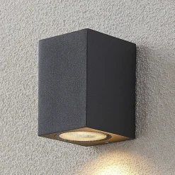 Lucande veggspot Lavina, 10 cm, antrasitt, GU10, 1 lyskilde.