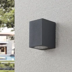 Lucande veggspot Lavina, 10 cm, antrasitt, GU10, 1 lyskilde.