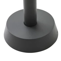 Lucande veilampe Chandan, 80 cm, svart, aluminium