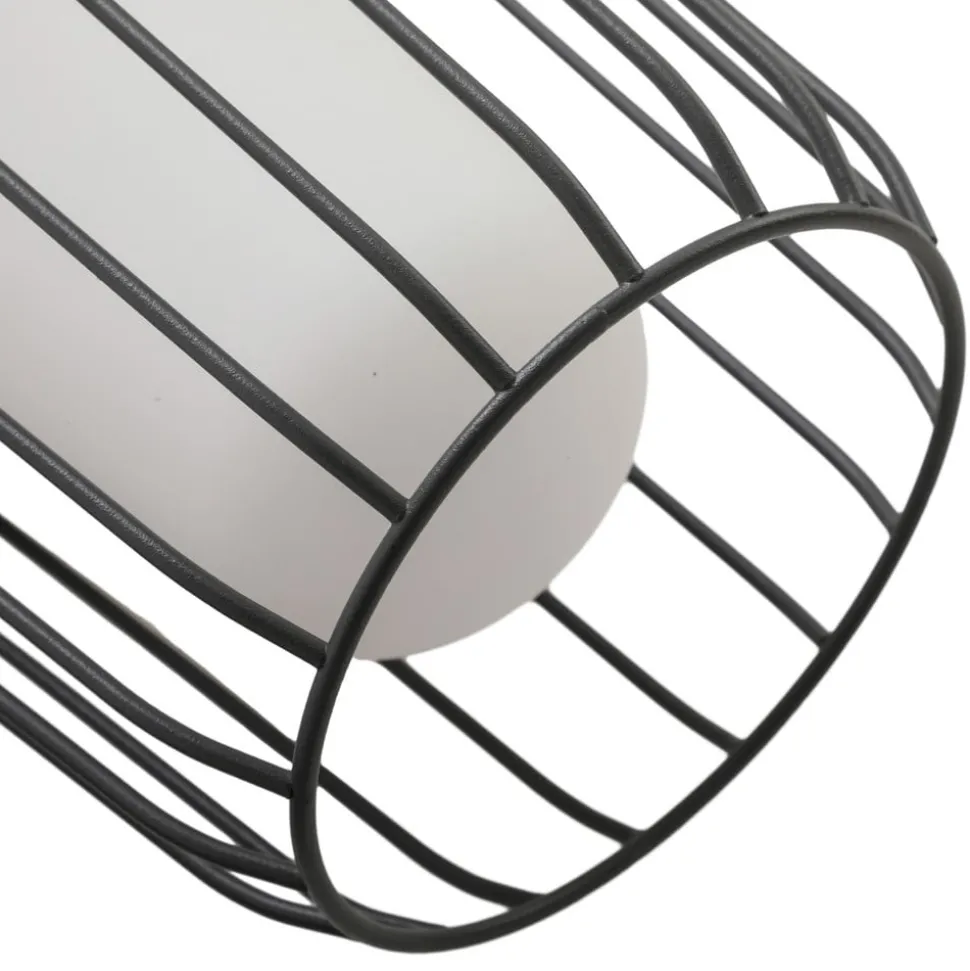 Lucande veilampe Chandan, 100 cm, svart, aluminium