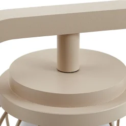 Lucande veilampe Chandan, 90 cm, beige, metall, IP54